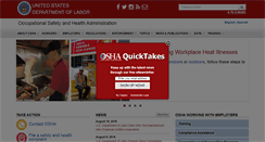 Desktop Screenshot of osha.gov