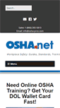 Mobile Screenshot of osha.net