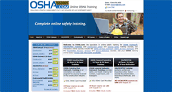 Desktop Screenshot of osha.com