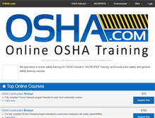 Tablet Screenshot of osha.com